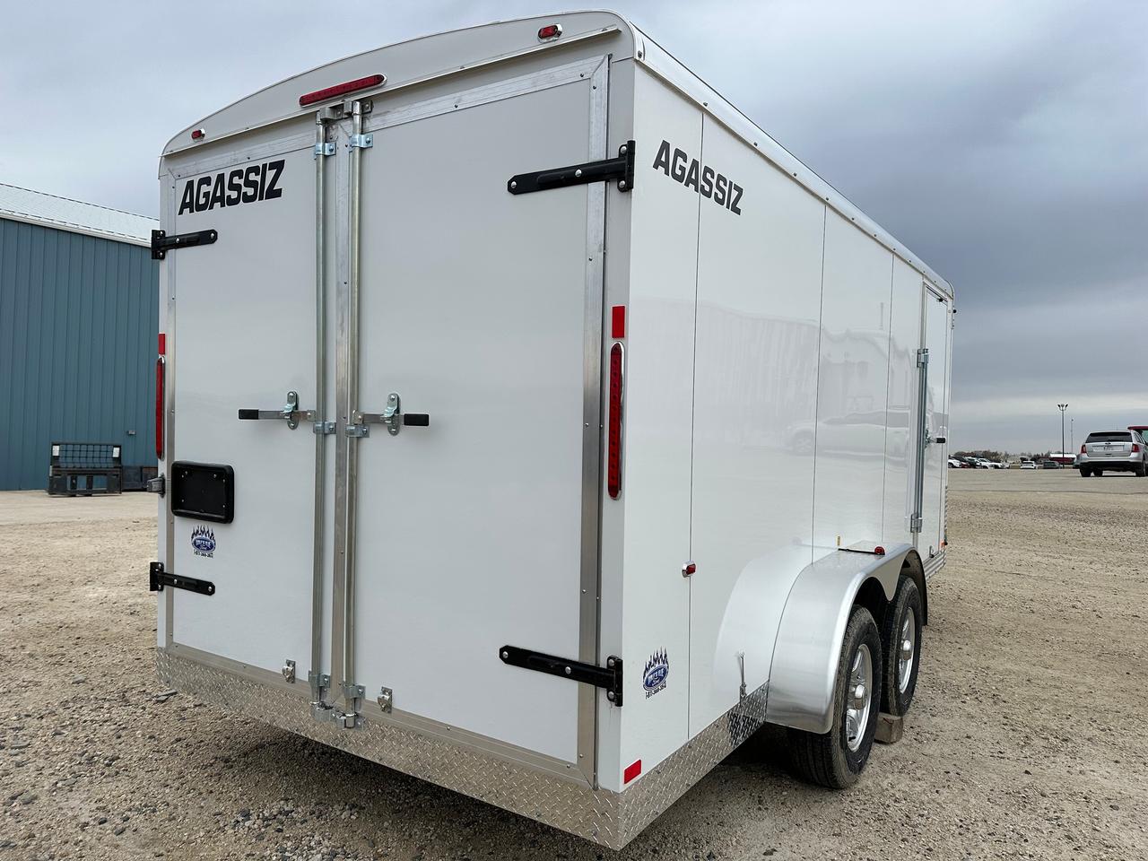 2026 Agassiz Enclosed Cargo 7 x 16 Agassiz Barn Door Photo3