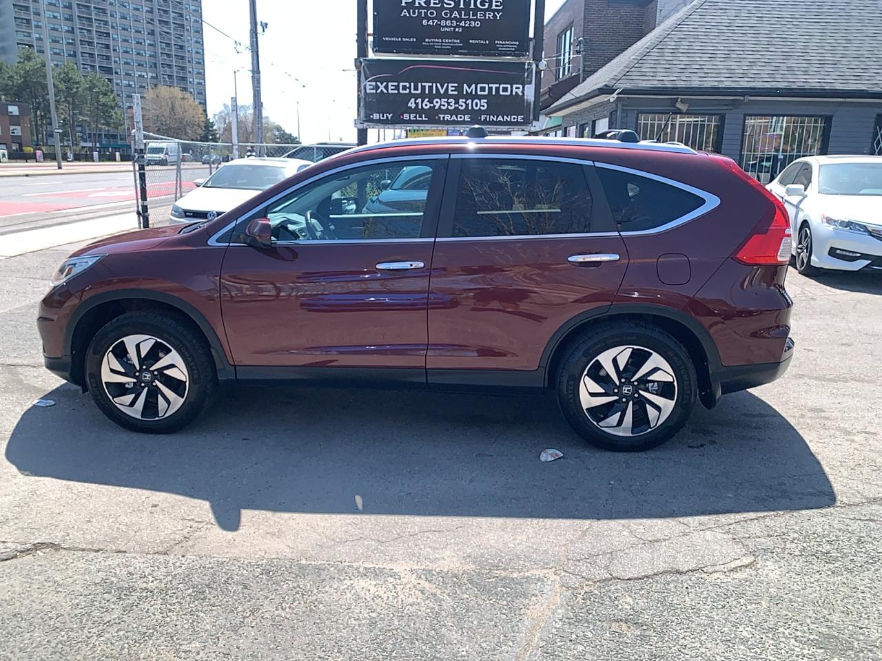 2015 Honda CR-V TOURING/ LEATHER/ ROOF /NAVI/ REAR CAM /MINT/ A/C Photo