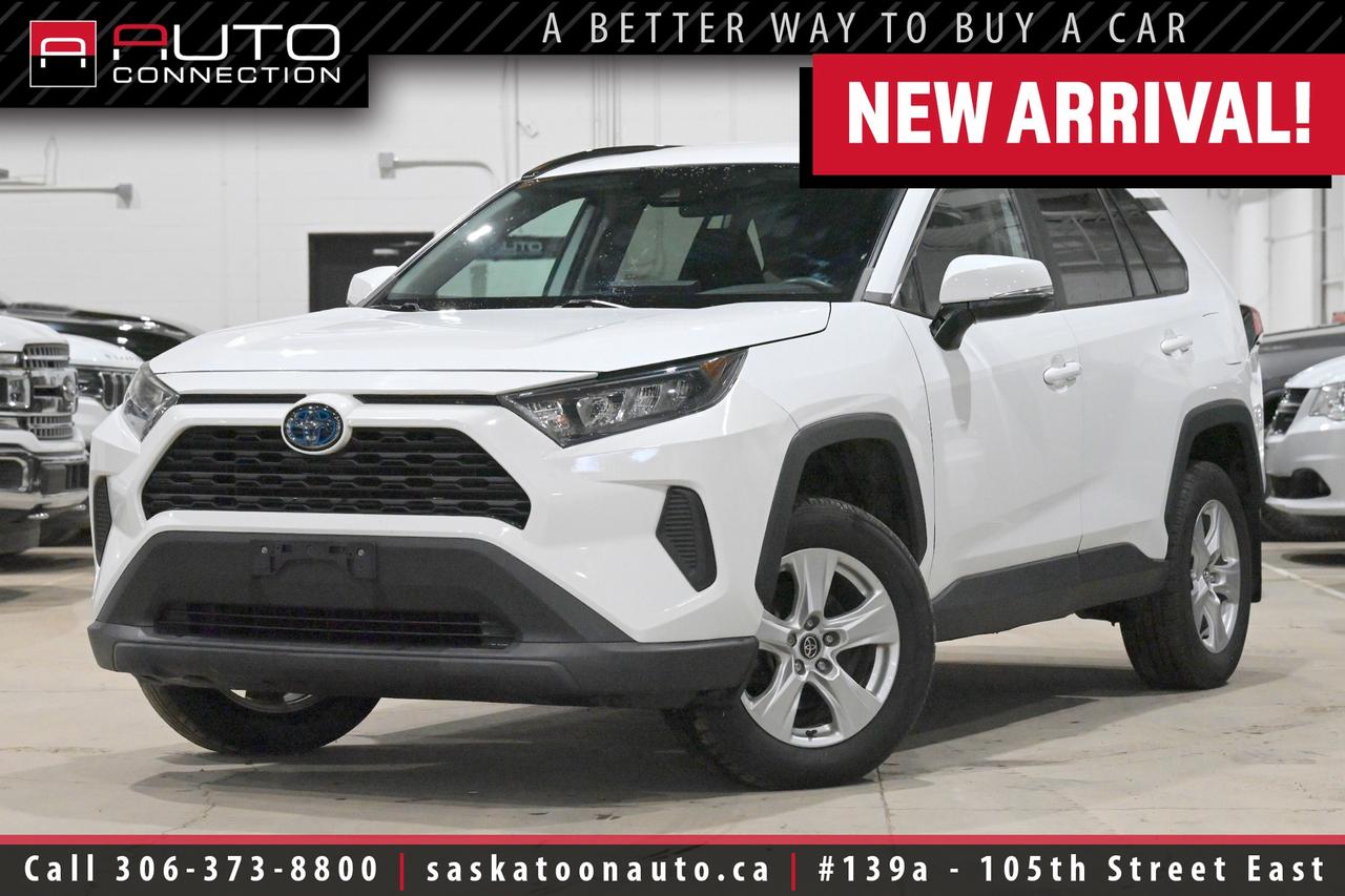 <p><span></span><span><font color=#000000><span>Financing & Warranty Available!</span><span><br></span></font></span><span><br></span><span>Low KMs! - Exceptional Fuel Economy - Perfect Family SUV!</span><span><br></span><span><br>This <b>2019 Toyota RAV4 Hybrid LE</b> is a smart, efficient SUV that delivers the kind of confidence and versatility todays drivers are looking for. Powered by a 2.5L 4-cylinder hybrid engine and equipped with all-wheel drive, it offers impressive year-round capability while helping keep fuel costs down with a combined rating of just 6.0L/100km. Inside, heated seats, dual-zone automatic climate control, and Apple CarPlay compatibility make every drive comfortable and connected. Toyota also packed this RAV4 with advanced safety features like Dynamic Radar Cruise Control, a backup camera, Blind Spot Monitor, Rear Cross-Traffic Alert, and Lane Tracing Assist for added peace of mind on busy roads. The Super White exterior pairs nicely with the Black fabric interior, while features like LED headlamps, roof rails, and 17-inch aluminum alloy wheels give it a clean, modern look. With 87,508 kilometers, this Hybrid LE offers excellent value and the practicality that makes the RAV4 such a popular choice. Visit Saskatoon Auto Connection today to see why this efficient SUV is ready for its next owner.<br><br></span><span></span><span>Key Features:</span><span><br></span><span><br>- All-Wheel Drive (AWD)<br>- 6.0L/100km Combined Fuel Economy<br>- Heated Seats<br>- Apple CarPlay Compatibility<br>- Dynamic Radar Cruise Control<br>- Backup Camera<br>- Blind Spot Monitor<br>- Rear Cross-Traffic Alert<br>- Lane Departure Alert w/ Steering Assist & Road Edge Detection<br>- Lane Tracing Assist<br>- Pre-Collision System w/ Pedestrian & Bicycle Detection<br>- Automatic High Beams<br>- 7-Inch Touch Panel Display<br>- Entune 3.0 Audio w/ Entune App Suite<br>- Dual-Zone Automatic Climate Control<br>- Heated Power-Adjustable Sideview Mirrors<br>- Rear Privacy Glass<br>- Roof Rails<br>- Parabola LED Headlamps<br>- Rear Spoiler w/ LED Stop Lamps<br>- 17-Inch Aluminum Alloy Wheels<br>- 2.5L 4-Cylinder Hybrid Engine<br><br><b>Exterior Colour:</b> Super White<br><b>Interior Colour:</b> Black Fabric<br><br><b>Manufacturers Brochure:</b> </span><a href=https://autocatalogarchive.com/wp-content/uploads/2019/05/Toyota-Rav4-2019-CA.pdf target=_blank><span>https://autocatalogarchive.com/wp-content/uploads/2019/05/Toyota-Rav4-2019-CA.pdf</span></a><span><br><br></span><span>Unlock a full year of FREE exclusive VIP benefits with your purchase! Enjoy 20% off labor, 25% off tires, free windshield stone chip repairs, and so much more. Visit saskatoonauto.ca/vip-features for all the details.<br><br></span><span>Honesty Pricing eliminates the haggle hassle by providing you with our lowest possible selling price up front. In fact, it is the lowest price in our market, and we will prove it by disclosing a comprehensive market report of what our competitors are selling similar vehicles for.<br></span><span><br>This vehicle meets our Diamond Certification standard, which begins by selecting only premium quality vehicles and subjecting them to a much more comprehensive inspection process than typical dealerships use. Diamond Certified ensures a clean history, exceptional appearance and problem-free operation.<br></span><span><br>At Saskatoon Auto Connection we sell pre-owned automobiles the way we would like to buy them ourselves. Since 2008, we have been dedicated to providing the highest level of integrity and transparency in our industry, in combination with the highest quality vehicles at the most competitive prices in Saskatchewan. Our friendly staff is ready to positively redefine your expectations of the pre-owned automobile space.</span><span></span></p>