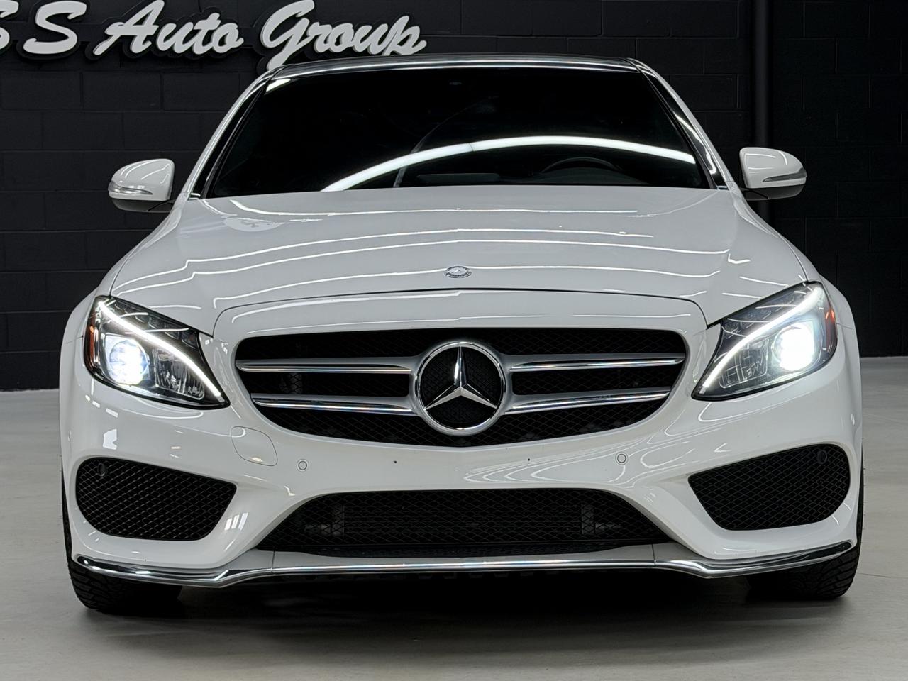 2015 Mercedes-Benz C-Class AMG PKG|BACKUP|FCW|BSM|PANO| Photo1