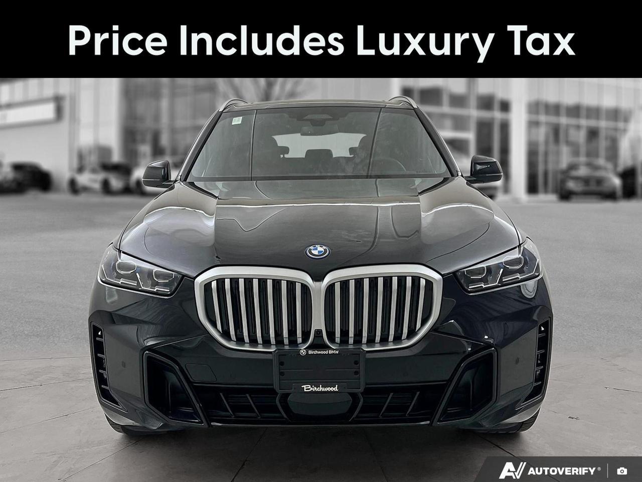 The 2026 BMW X5 xDrive50e is a plug-in hybrid SUV that blends serious performance with everyday practicality  a 3.0L turbocharged inline-6 paired with an electric motor, AWD capability, and a 25.7 kWh battery for efficient daily driving without sacrificing power. Dressed in Black Sapphire Metallic with a Tartufo interior and loaded with the M Sport, Premium Excellence, and Trailer Tow packages, this one is specd for those who know exactly what they want.

Key Highlights:
- M Sport Package with Blue M Sport Brakes  upgraded aesthetics and braking performance for a more engaging drive
- Massaging Front Seats with Front Heat Comfort Package  long highway stretches become a different experience entirely
- Panoramic glass sunroof with power sunshade, plus Glass Controls Package
- Trailer Tow Hitch  ready to haul when the weekend calls for it
- Advanced Driver Assistance Package  includes lane departure warning, blind spot monitoring, collision mitigation, and driver alert systems
- Wireless Apple CarPlay and Android Auto with integrated navigation and voice activation
- Air spring suspension front and rear with adaptive damping  composed and comfortable across all road conditions
- 11 kW onboard charger with approximately 3-hour charge time at 220/240V

Ready to experience it for yourself? Visit Birchwood BMW at birchwoodbmw.ca to reserve this vehicle, start your purchase online, or book a test drive. Our team is here to answer any questions and make the process straightforward from first look to final handshake.
At Birchwood BMW we know that experience is everything - thats why weve been voted #1 BMW Store in Canada for Customer Satisfaction for the past 3 years.  

Visit us today and see for yourself why were the top-rated luxury dealer in Manitoba on Google. Book your appointment at 204-452-7799. Dealer Permit #9740
Dealer permit #9740