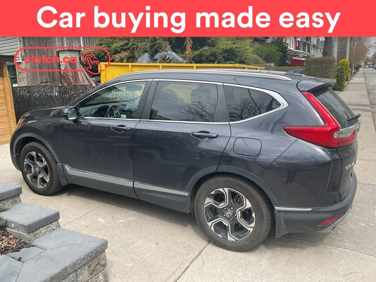 <br> <br>Clutch is the largest online used car retailer in Canada, delivering a seamless, hassle-free car-buying experience to drivers everywhere. Shop thousands of used cars online, get the right one delivered to your door, and enjoy peace of mind with our 10-Day Money-Back Guarantee. How sweet is that? To learn more, visit clutch.ca.<br> <br>Seamless home delivery - Delivery to your door in a matter of days. Available on select packages.<br> <br>Try it out for 10 days - If you do not like it, we will take it back. <br> <br>Quality assured - All cars go through our rigorous 210-point inspection and reconditioning process.<br> <br>Peace of mind - Warranty and protection plans available.<br> <br>Haggle-free - No haggling or hard sells.<br> <br>100% Transparency - Full inspection reports on every car, including high-res photography and a free Carfax report.<br> <br>Listed price is for cash purchase only and does not include taxes, Shipping Fees (if applicable), Delivery Fees (if applicable), government licensing fees.<br> <br>Stock # 10170