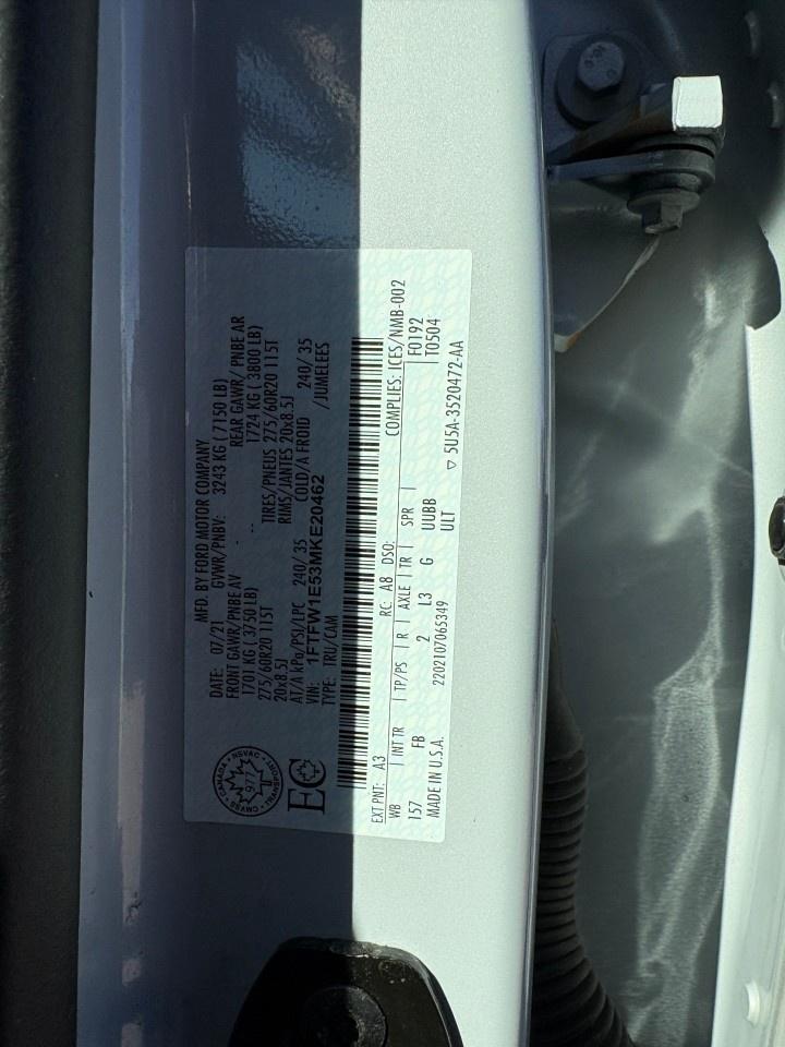 2021 Ford F-150 XLT 4WD SuperCrew 6.5' Box Photo