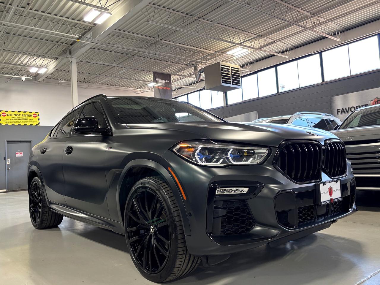 2020 BMW X6 M50i|xDrive|TWINTURBOV8|MATTEWRAP|WHITELEATHER|HUD Photo