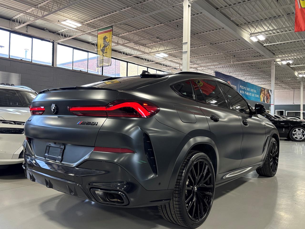 2020 BMW X6 M50i|xDrive|TWINTURBOV8|MATTEWRAP|WHITELEATHER|HUD Photo