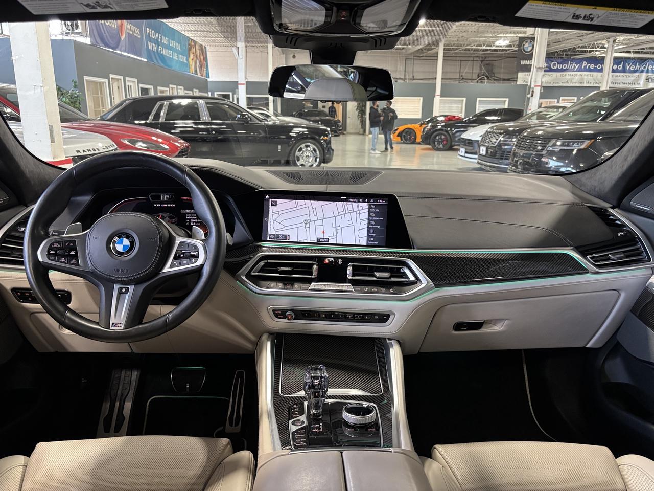 2020 BMW X6 M50i|xDrive|TWINTURBOV8|MATTEWRAP|WHITELEATHER|HUD Photo