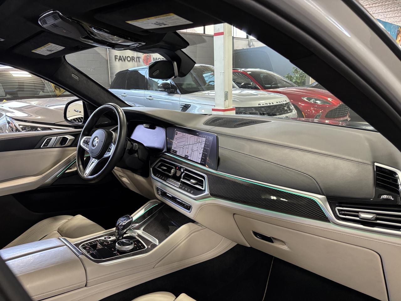 2020 BMW X6 M50i|xDrive|TWINTURBOV8|MATTEWRAP|WHITELEATHER|HUD Photo