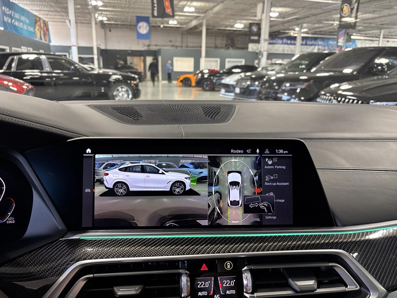 2020 BMW X6 M50i|xDrive|TWINTURBOV8|MATTEWRAP|WHITELEATHER|HUD Photo