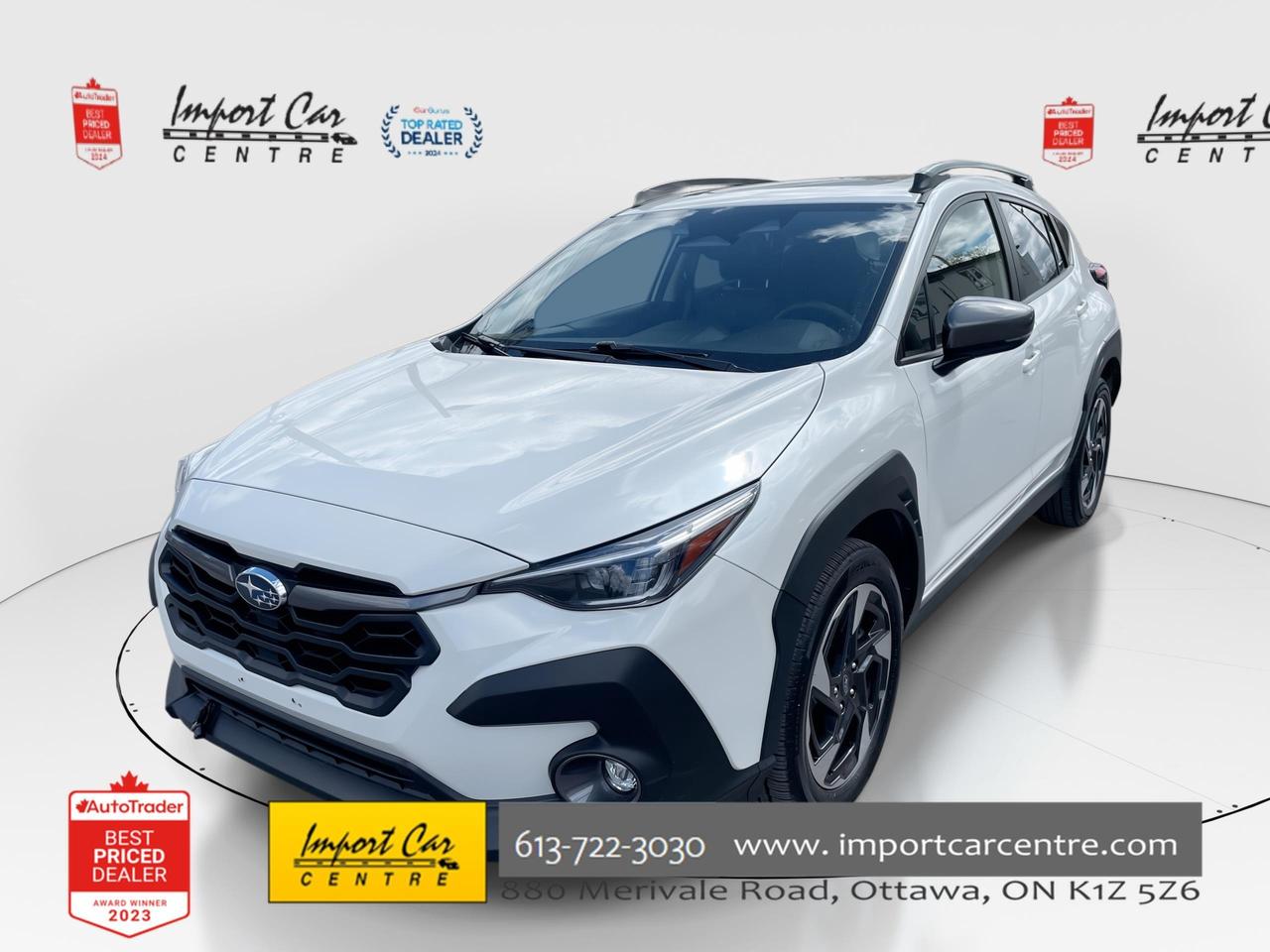 Used 2024 Subaru XV Crosstrek Limited LIMITED, LEATHER, ROOF, HARMAN KARDON SOUN for sale in Ottawa, ON