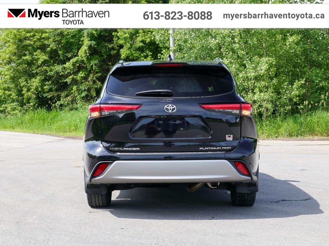 2023 Toyota Highlander Platinum  - Leather Seats - $309 B/W Photo