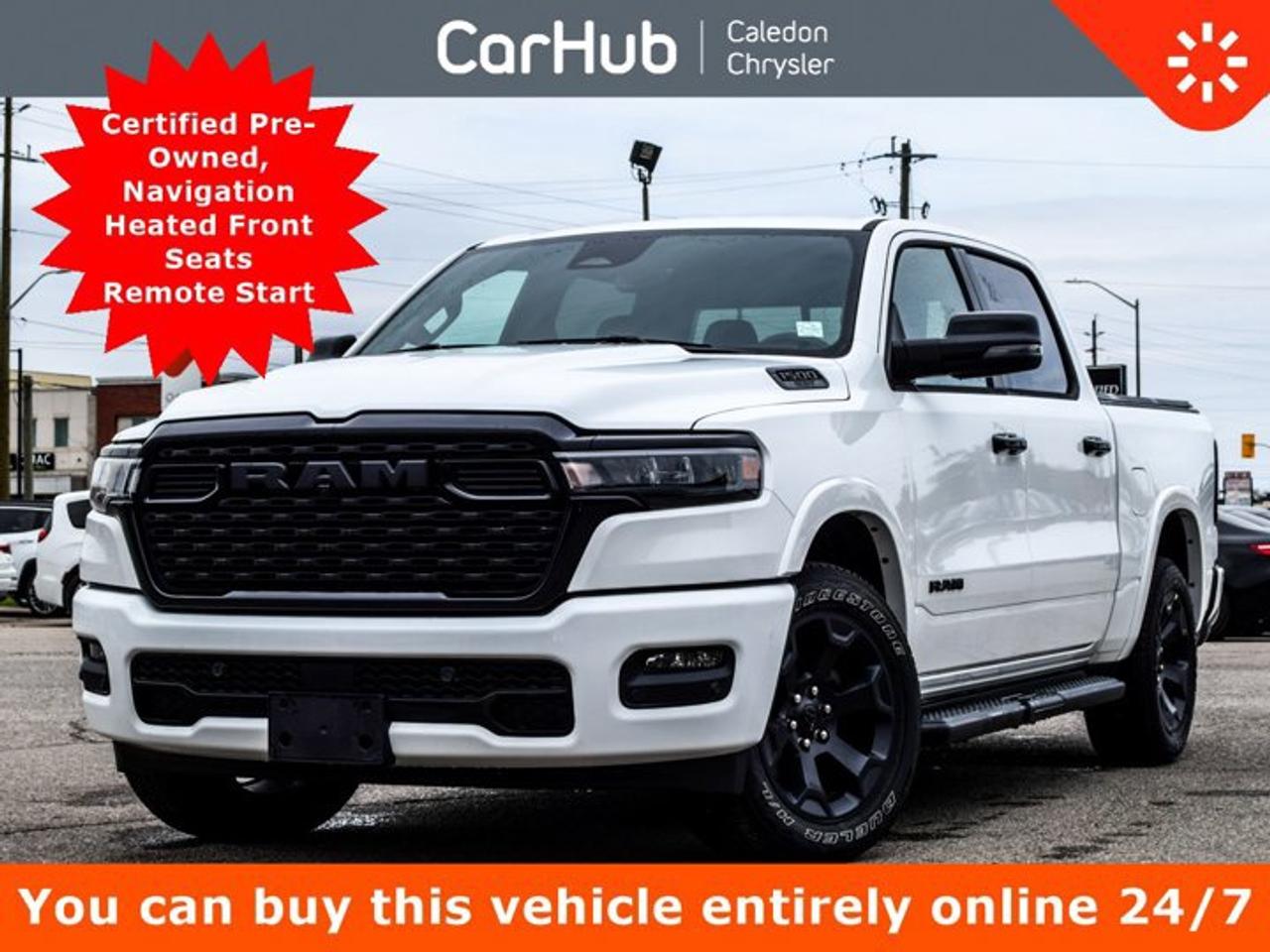 2025 RAM 1500 Big Horn 4x4 Crew Cab 5'7" Box Night Edition 12"Display Blind Spot Photo