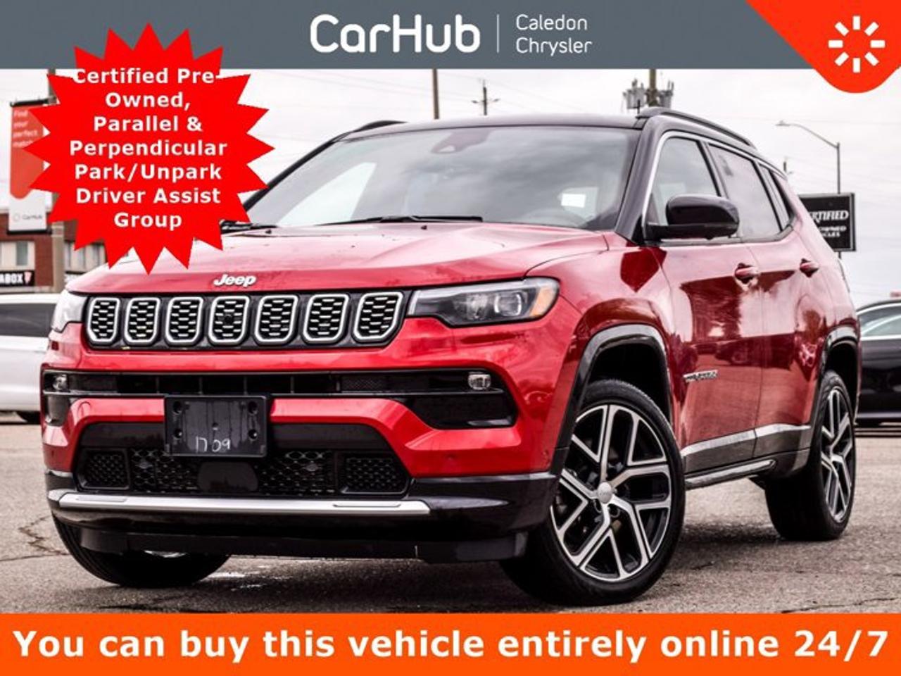 2024 Jeep Compass Limited 4x4 Elite Group Driver Assist Group Pano Sunroof 10.1"Display 360 Camera Photo