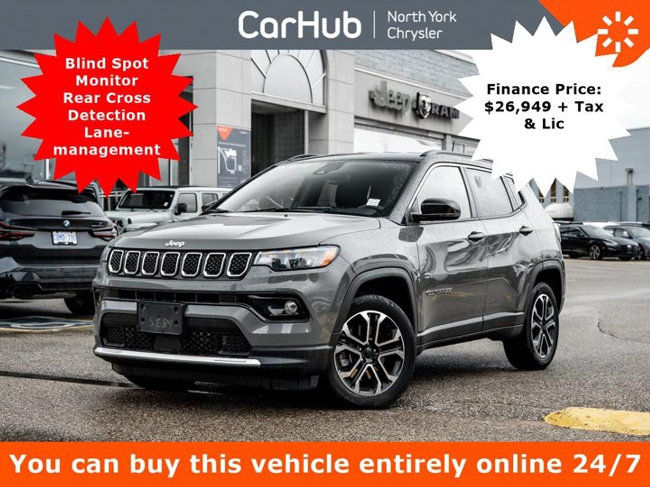 2024 Jeep Compass Limited 2.0L Turbocharged I-4 | Heated Seats | Heated Steering Wheel | Remote Start Photo0