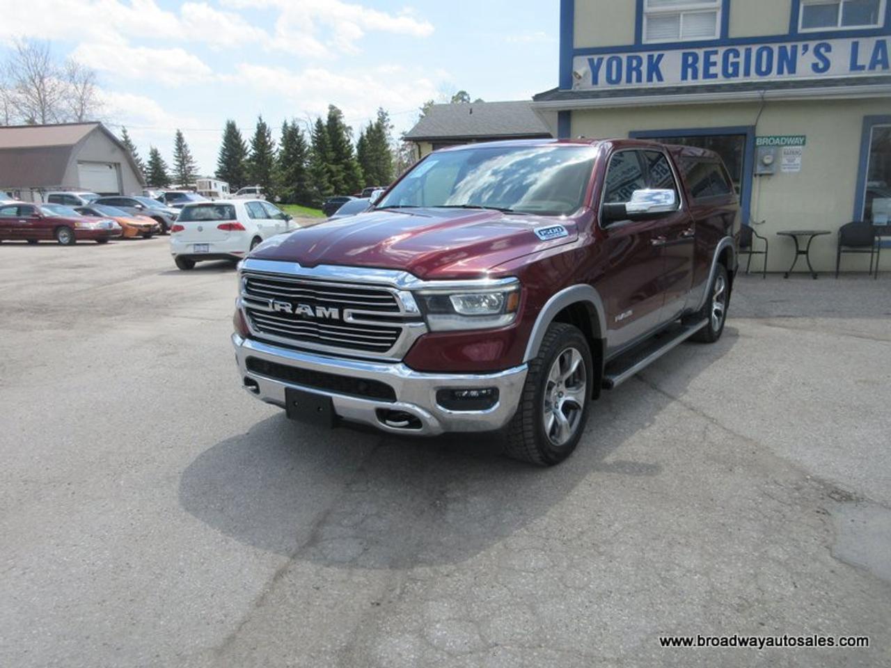 2021 RAM 1500 LOADED LARAMIE-EDITION 5 PASSENGER 5.7L - HEMI.. 4X4.. QUAD-CAB.. 6.6-FOOT-BOX.. NAVIGATION.. POWER SUNROOF & PEDALS.. LEATHER.. HEATED/AC SEATS.. Photo2