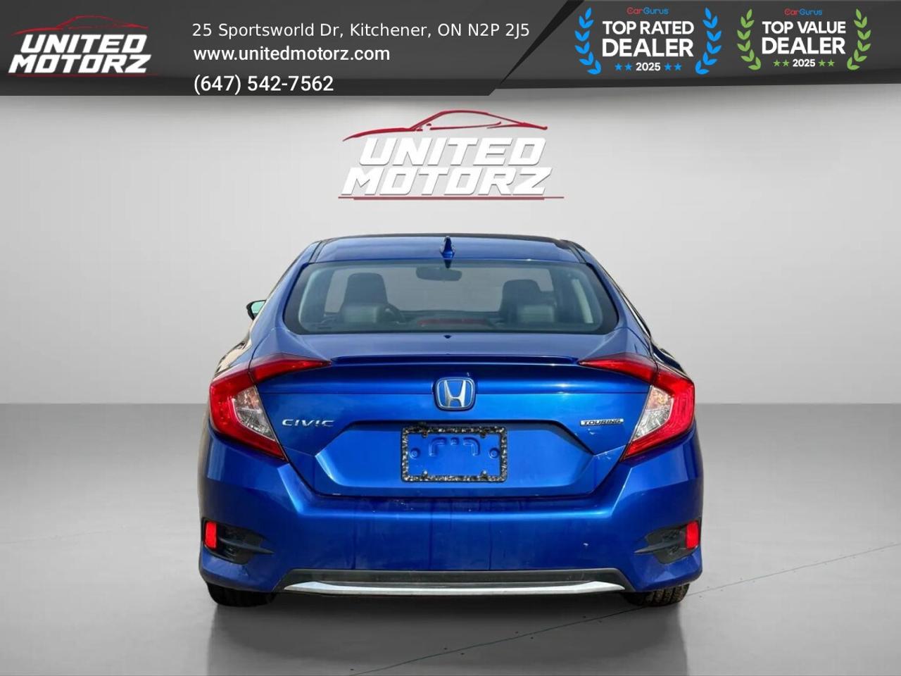2020 Honda Civic Touring~SAFETY CERTIFIED~ NO ACCIDENTS~ 30 SERVICE Photo3