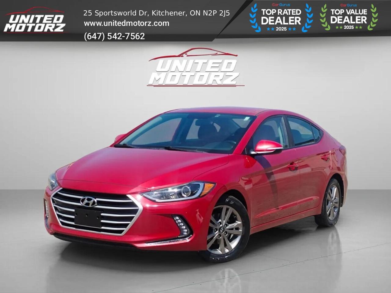 2018 Hyundai Elantra Limited~SAFETY CERTIFIED~NO ACCIDENTS~ Photo0
