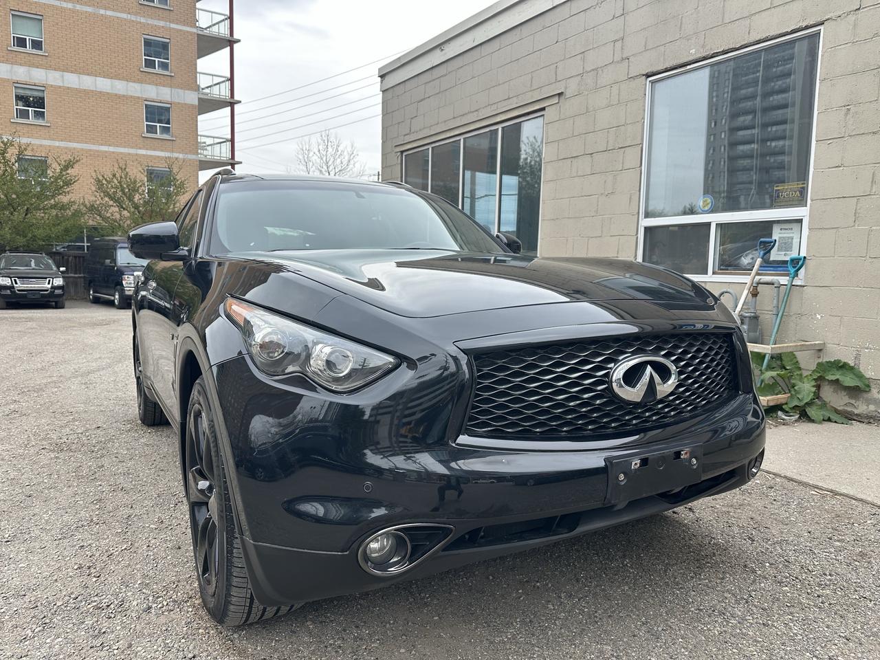 <p>RARE QX70 S AWD. We acquired this Sport SUV direct from a Porsche Dealer as a New Car Trade-In. Features; paddle shifters, purple stitched leather heated and cooler power leather seats, power sunroof, power lift gate, black finished 21 aluminum wheels, cruise control, power group, BOSE stereo, telescopic steering wheel, Navigation system, 360 surround camera, intelligent key entry with push button start, dual climate control, fog lights, roof rack, dual exhaust and much more.</p><p>Why Buy From Us. Since 1991, Our Family commitment to each and every person has been to provide an exceptional level of customer service. From our knowledge in the industry and formed relationships we search for the cleanest, lowest kilometers vehicles while keeping our overhead costs low to save you money. We are part of a large Dealer Network with access to New Car Dealer trade-ins, we attend multiple weekly auctions and have our own trade-ins to provide a comprehensive lineup of all makes & models. After the sale, we welcome you back for any and all of your automotive needs; from regular service, to maintenance, tires & tire storage, detailing, dent removal, windshield chip repair or replacement we have the right tools and skilled workers to get the job done. We invite you to come in for a truly enjoyable car buying experience.</p><p>We offer; Preferred Dealer Bank financing available right here On Approved Credit. A Dealer Guarantee with every Certified vehicle, Free CARFAX Canada Vehicle History Report. We are a proud member of UCDA and maintain A+ Better Bureau Standing. Frank Gies Auto Sales is committed to respecting the privacy of individuals and recognizes a need for the appropriate management and protection of any personal information that you agree to provide us. We will not share your information with any third party outside of our organization, other than as necessary to fulfill your request. Price plus13% HST (Harmonized Sales Tax) and licensing ($32.00 to transfer plates or $59.00 for New plates</p>