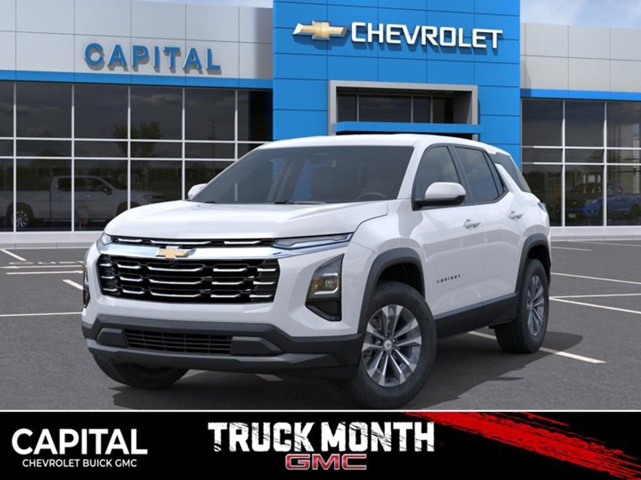 This Chevrolet Equinox boasts a Turbocharged Gas I4 1.5L/ engine powering this Automatic transmission. TRANSMISSION, 8-SPEED AUTOMATIC (STD), LT PREFERRED EQUIPMENT GROUP includes standard equipment, LPO, SECOND ROW ALL-WEATHER MAT.* This Chevrolet Equinox Features the Following Options *LPO, FLOOR LINER PACKAGE Includes (RIA) All-weather floor liners, LPO, (RIS) Second Row All-weather mat, LPO and (VLI) Cargo mat, LPO. , LPO, CARGO MAT, LPO, ALL-WEATHER FLOOR LINERS, ENGINE, 1.5L TURBO DOHC 4-CYLINDER, SIDI, VVT (STD), ENGINE BLOCK HEATER, Wireless Apple CarPlay/Wireless Android Auto, Windows, remote express-up/-down driver and express-down all passengers, Window, rear side, solar absorbing, privacy tinting, Wi-Fi Hotspot capable (Terms and limitations apply. See onstar.ca or dealer for details.), Wheels, 17 (43.2 cm) Grazen Metallic machined-face aluminum.* Visit Us Today *Live a little- stop by Capital Chevrolet Buick GMC Inc. located at 13103 Lake Fraser Drive SE, Calgary, AB T2J 3H5 to make this car yours today!