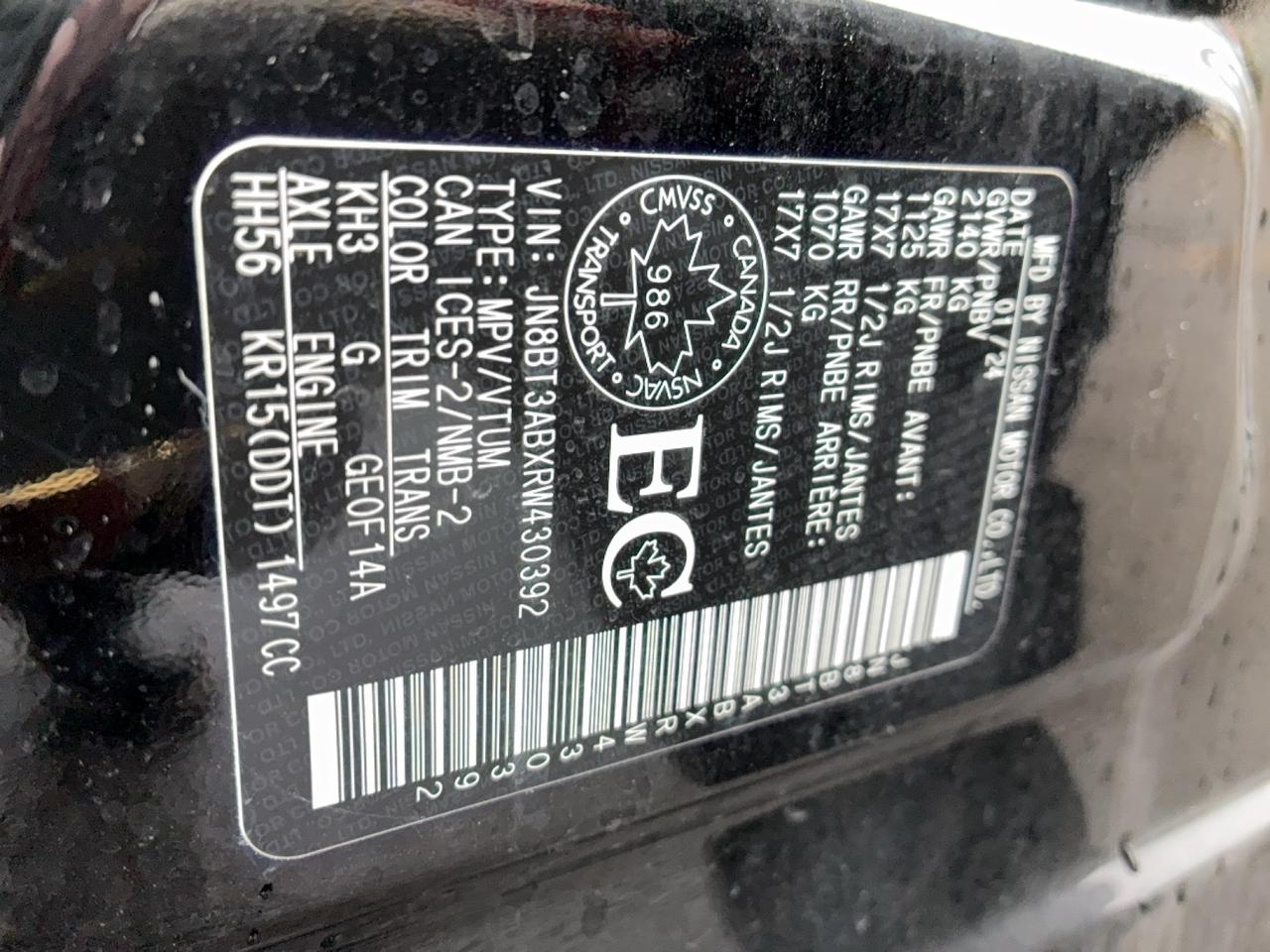 2024 Nissan Rogue S AWD 1.5L3cylGas HeatedSeats&SteeringWheel Photo