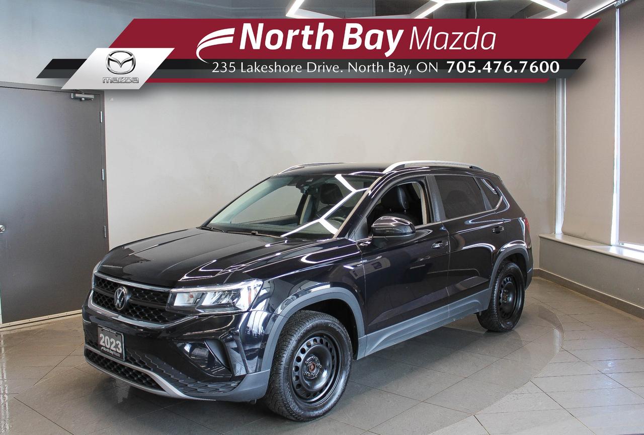 Used 2023 Volkswagen Taos Comfortline AWD - HEATED SEATS - APPLE CARPLAY AND ANDROID AUTO for sale in North Bay, ON