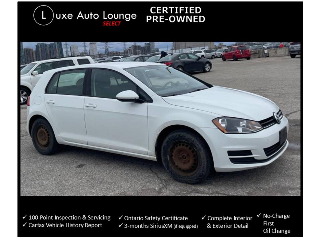 2015 Volkswagen Golf AUTO, HEATED SEATS, TOUCH-SCREEN RADIO, A/C !!