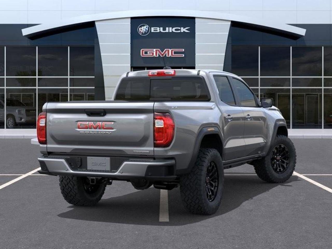 2026 GMC Canyon Elevation New Mid Size 5 Passenger Crew Cab 4X4 Truck with 2 Factory Installed Lift, Trailer Package, Heated Front Seats, Adaptive Cruise Control, HD Surround Vision and a 11 Touchscreen Radio with Google Built Photo