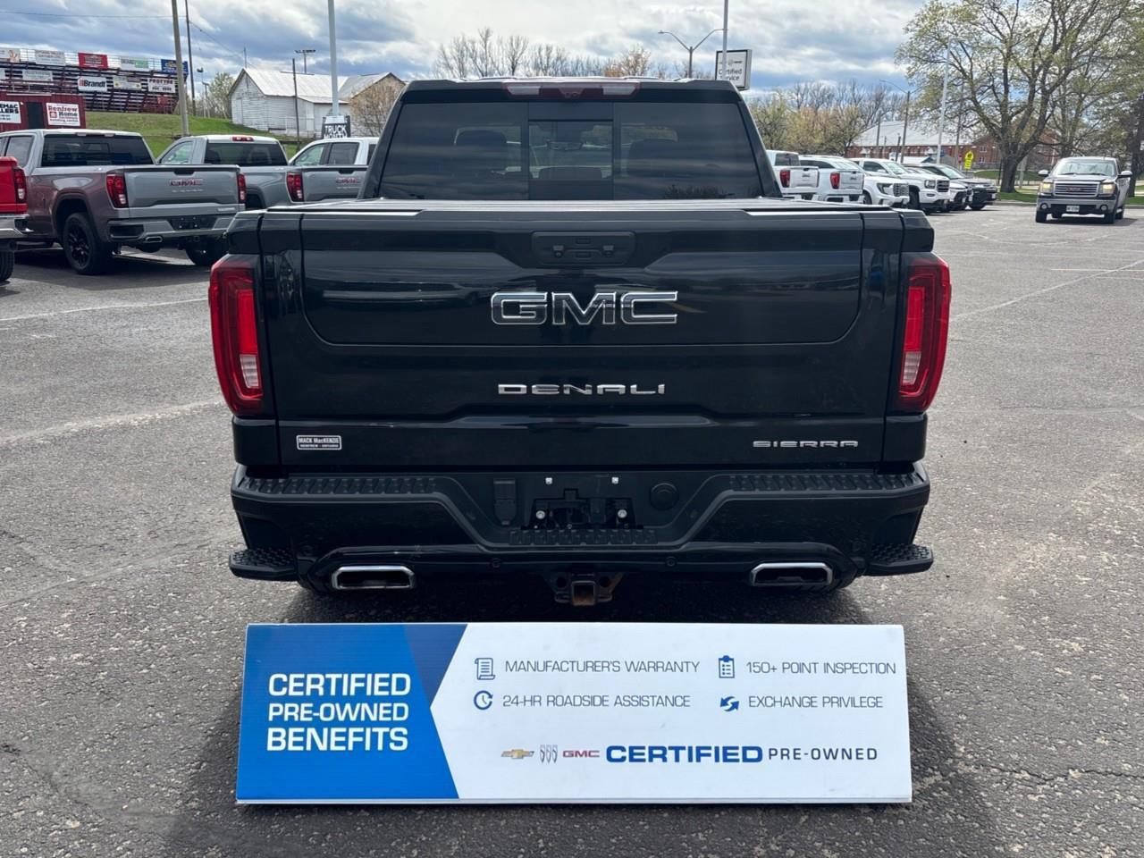 2022 GMC Sierra 1500 Denali Ultimate Used Luxury 5 Passenger Crew Cab 6.2L Gas Powered 4X4 Truck with Heated, Cooled and Massage Front Seats, Heated Steering Wheel, Heated Rear Outboard Seats, Available Super Cruise (Subscription Require Photo