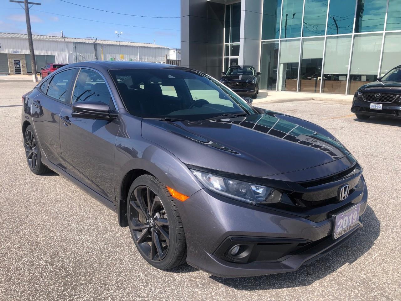 2019 Honda Civic Sport | Fuel-Saving ECO Mode | One Owner Photo2