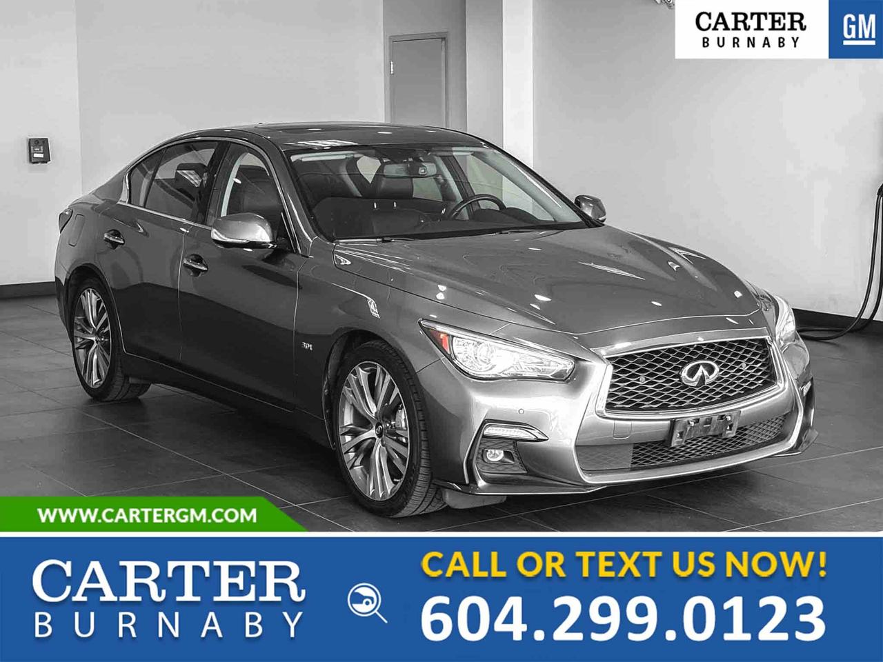 Used 2019 Infiniti Q50 AWD | 3.0l eng/Sunroof/Power seat/Traction control for sale in Burnaby, BC