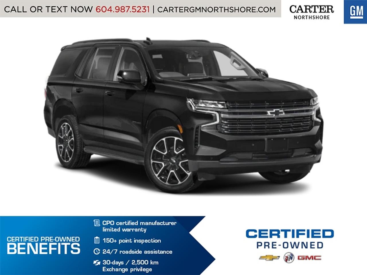 Used 2024 Chevrolet Tahoe Z71/SUNROOF/MAX TRAILERING PKG/LUXURY PKG for sale in North Vancouver, BC