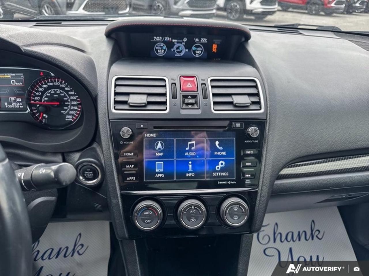 2018 Subaru WRX Sport-Tech Eyesight  - Navigation Photo