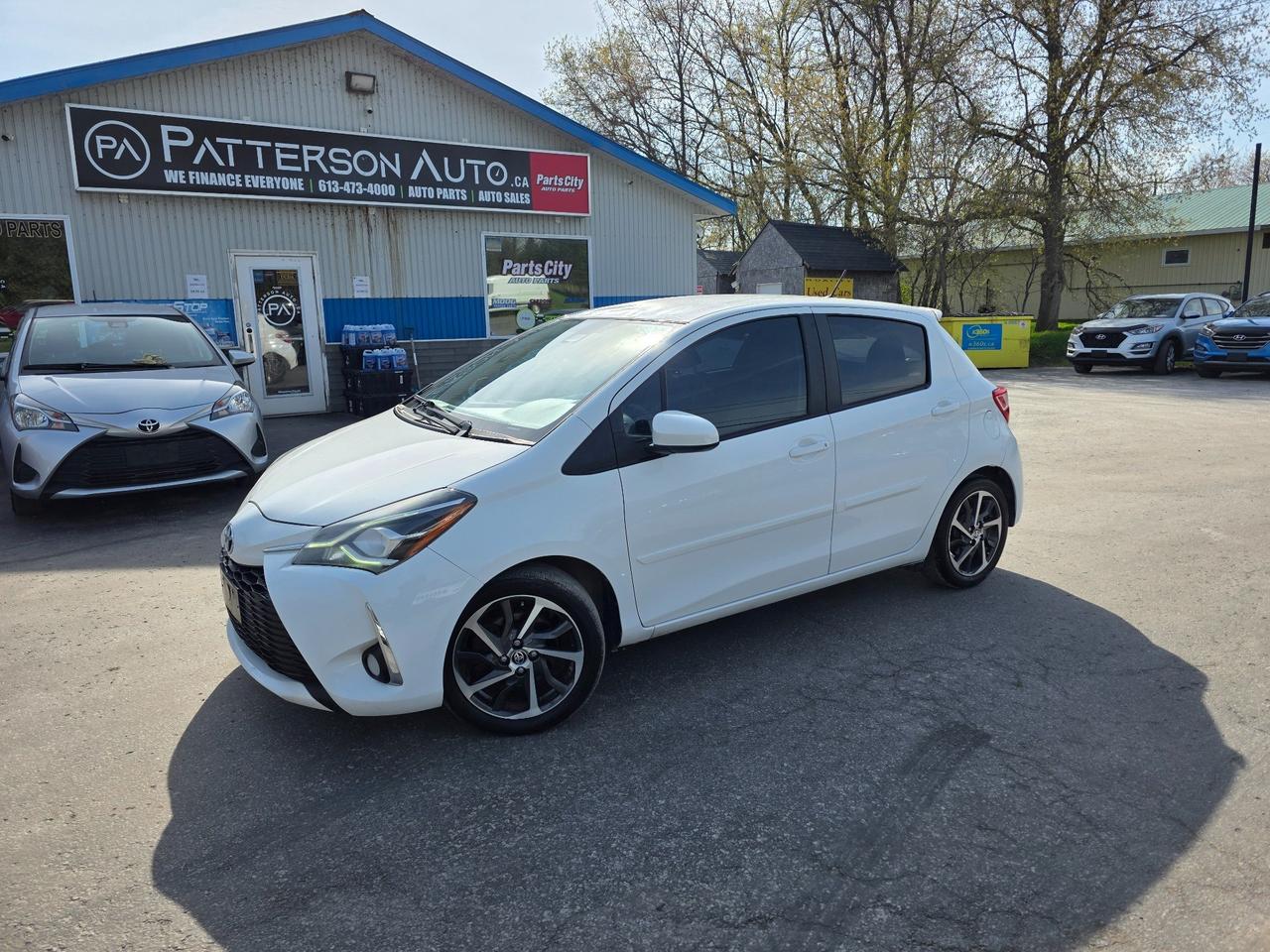 CLEAN CARFAX - WE FINANCE - GOOD ON GAS Discover the perfect blend of reliability and efficiency with the 2018 Toyota Yaris SE, now available at Patterson Auto Sales. This pre-owned gem features a spirited 1.5L L4 DOHC 16V engine, delivering impressive fuel economy without sacrificing performance. Enjoy a comfortable, modern interior and nimble handlingideal for city driving or weekend getaways. Experience peace of mind with Toyotas renowned dependability and a price that fits your budget. Drive home in style today with the 2018 Toyota Yaris SE.