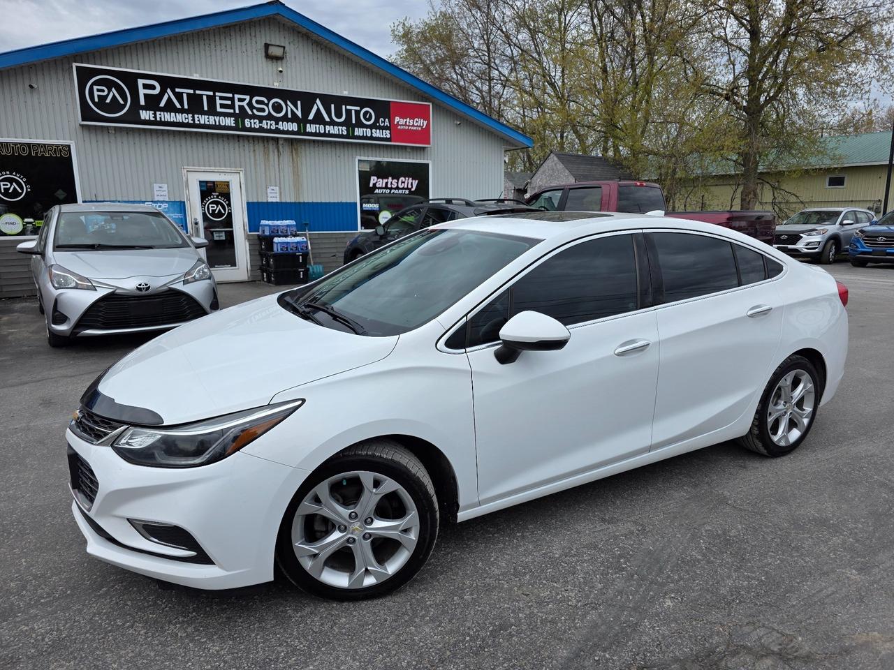 CLEAN CARFAX- ONE OWNER - LEATHER - SUNROOF Experience the perfect blend of style and performance with the 2017 Chevrolet Cruze. This pre-owned gem features luxurious leather seating for ultimate comfort and a spirited 1.4L L4 DOHC 16V TURBO engine that brings excitement to every drive. Discover exceptional value and sophisticationvisit Patterson Auto Sales and take the wheel of your next adventure today.