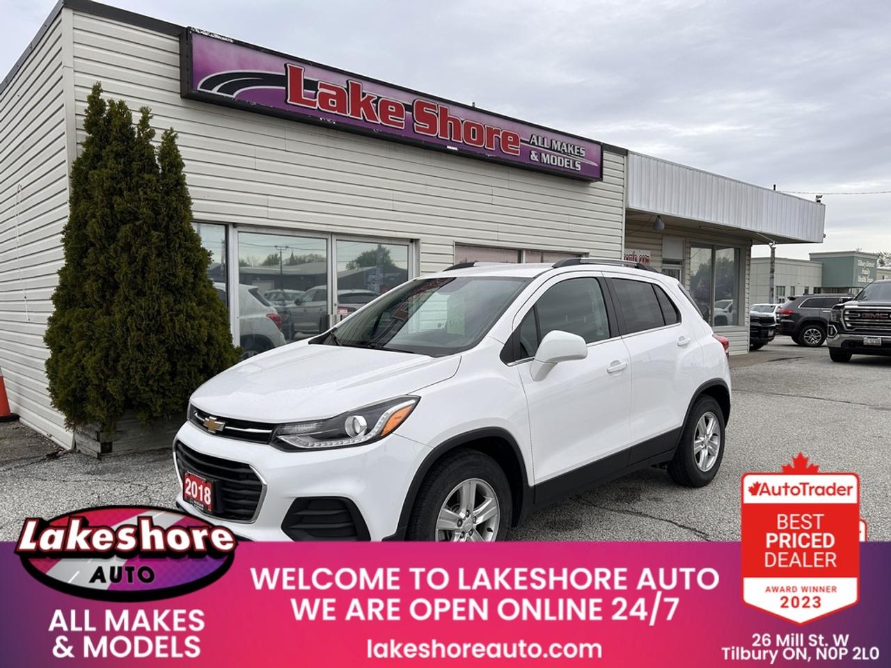 All Vehicles come with Car Proof so you know exactly what youre buying. All our vehicles are certified and safety tested. Professionally detailed. Serving Chatham, Tilbury, Windsor, Essex, Amherstberg, La Salle, Ridgetown, Blenheim, Sarnia, Merlin, Leamington, Harrow,Thamesville, Blenheim, London, Woodstock and Toronto.