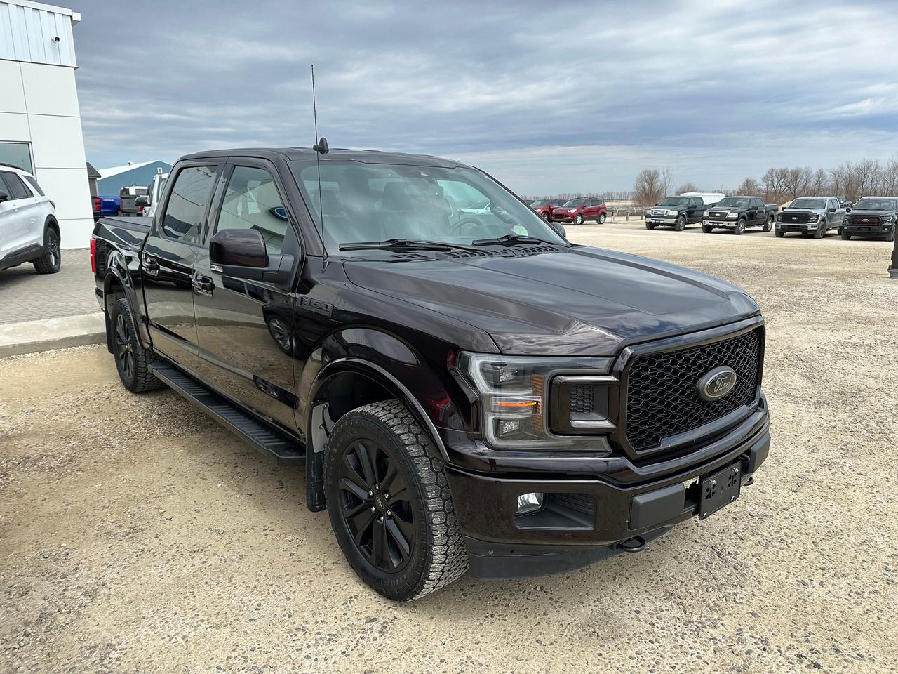 <p>2020 F-150 Lariat 502A, 5.0L V8, 111,601 kms, 5.5 box, Magma Red Exterior, Black Leather Interior, heated and cooled front seats, heated rear seats, heated steering wheel, B & O sound system, adaptive cruise, trailer tow package, 360 camera and more!&nbsp; Call us to schedule a test drive today!</p>