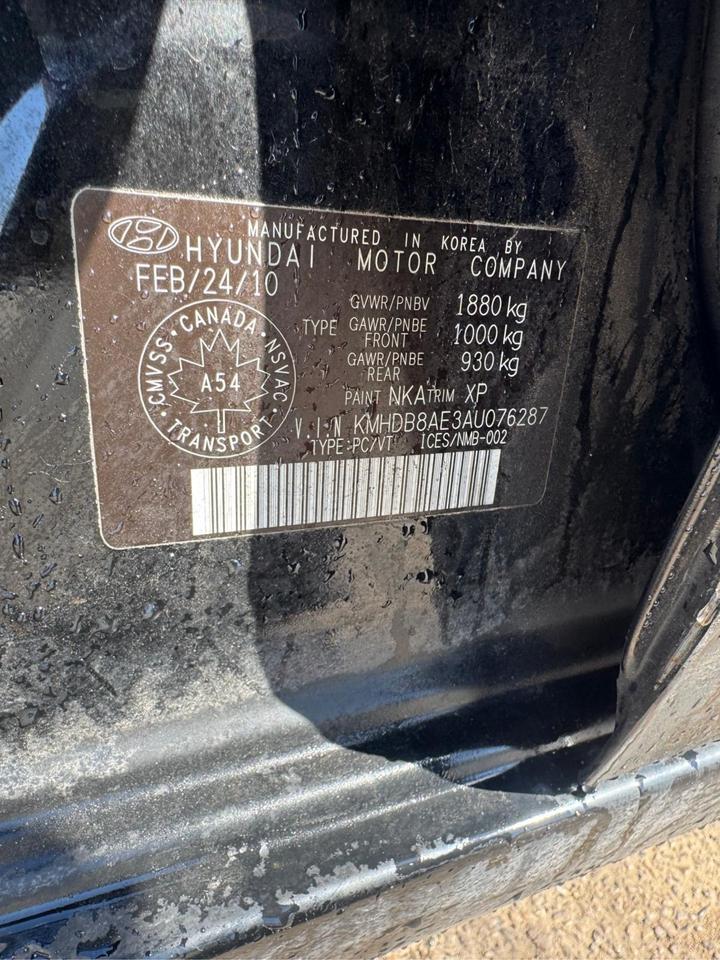 2010 Hyundai Elantra Touring GL, ONE OWNER, NO ACCIDENTS, ONLY 87KMS, CERT Photo