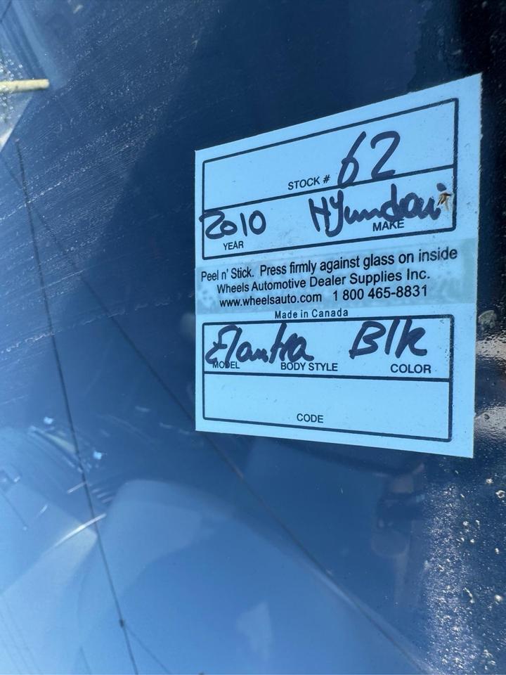 2010 Hyundai Elantra Touring GL, ONE OWNER, NO ACCIDENTS, ONLY 87KMS, CERT Photo