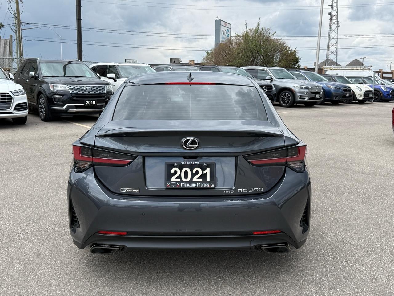2021 Lexus RC RC 350 AWD  F-Sport 3 ACCIDENT FREE NEW TIRES&BRAK Photo