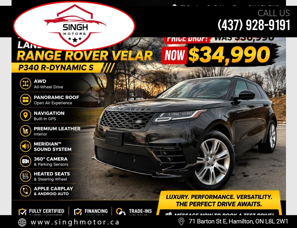 2020 Land Rover Range Rover Velar P340 R-Dynamic S Photo0