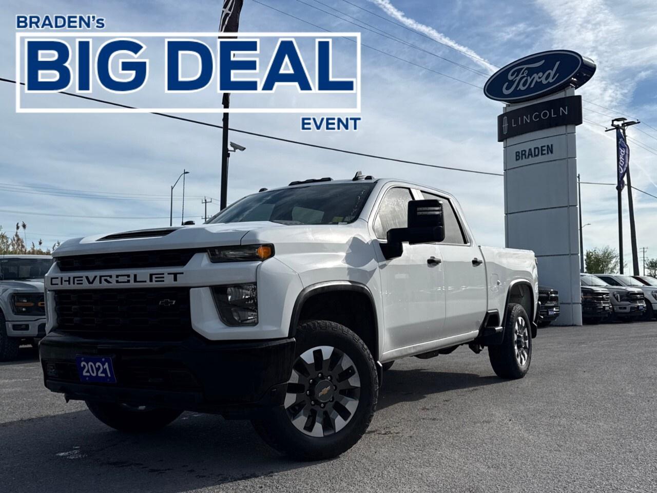 2021 Chevrolet SILVERADO 2500HD CUSTOM   1 OWNER   NO ACCIDENTS Photo0