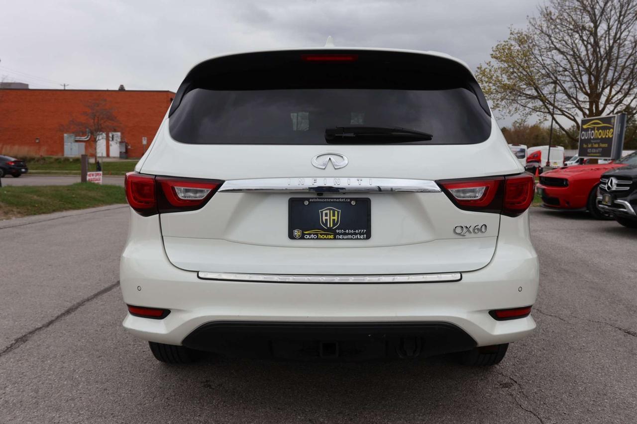 2018 Infiniti QX60 PURE-AWD-7PASS-R STARTER/360 CAM/NAV//LEATHER/P SEATS/H SEATS/KEYLESS/BLUETOOTH/SUNROOF Photo4
