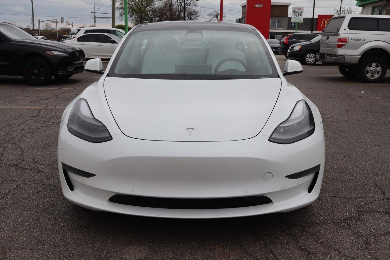 2022 Tesla Model 3 Standard Range Plus   No Accident   White Interior Photo