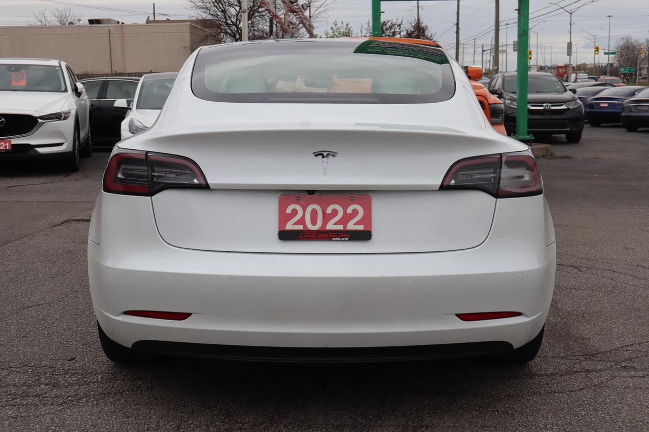 2022 Tesla Model 3 Standard Range Plus   No Accident   White Interior Photo
