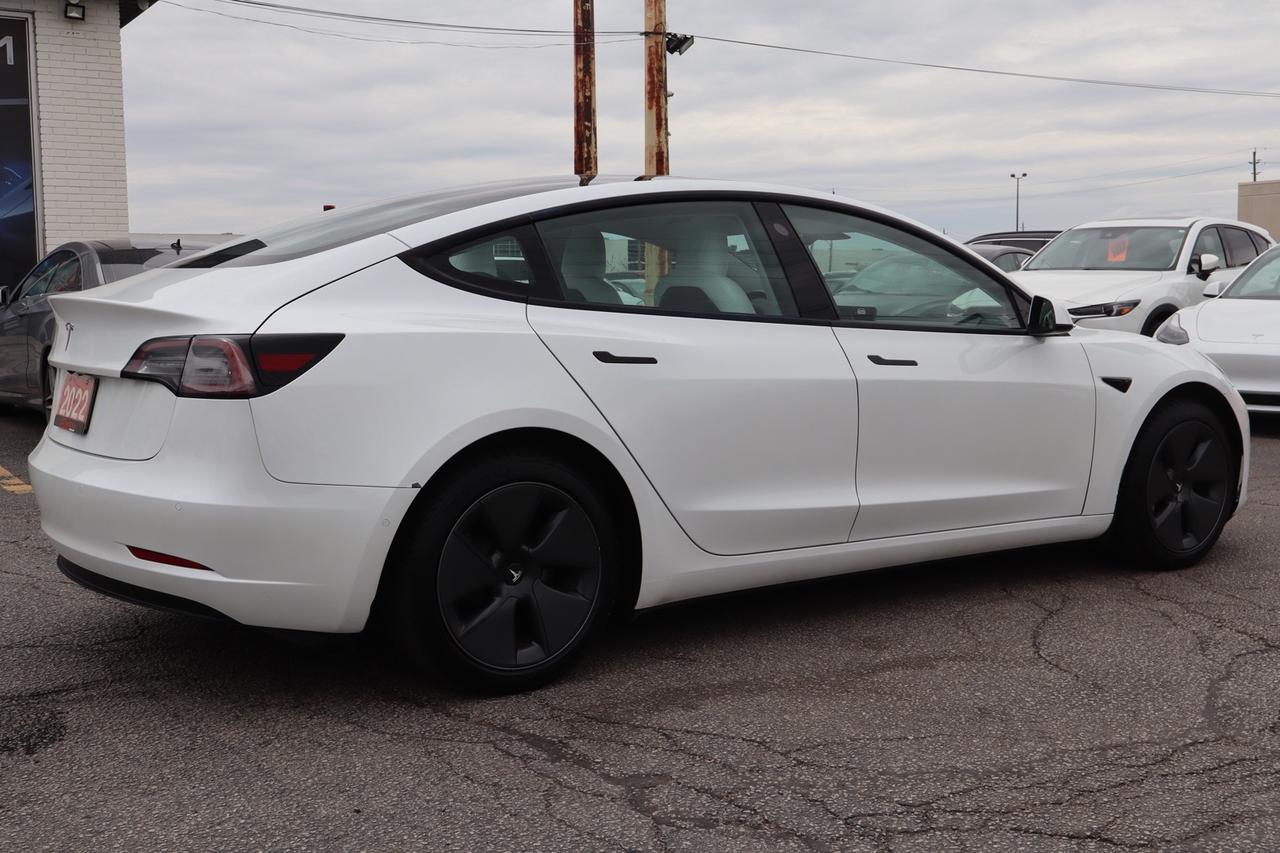 2022 Tesla Model 3 Standard Range Plus   No Accident   White Interior Photo