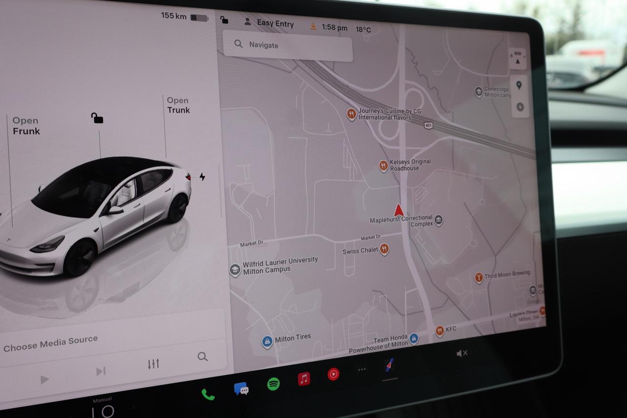 2022 Tesla Model 3 Standard Range Plus   No Accident   White Interior Photo
