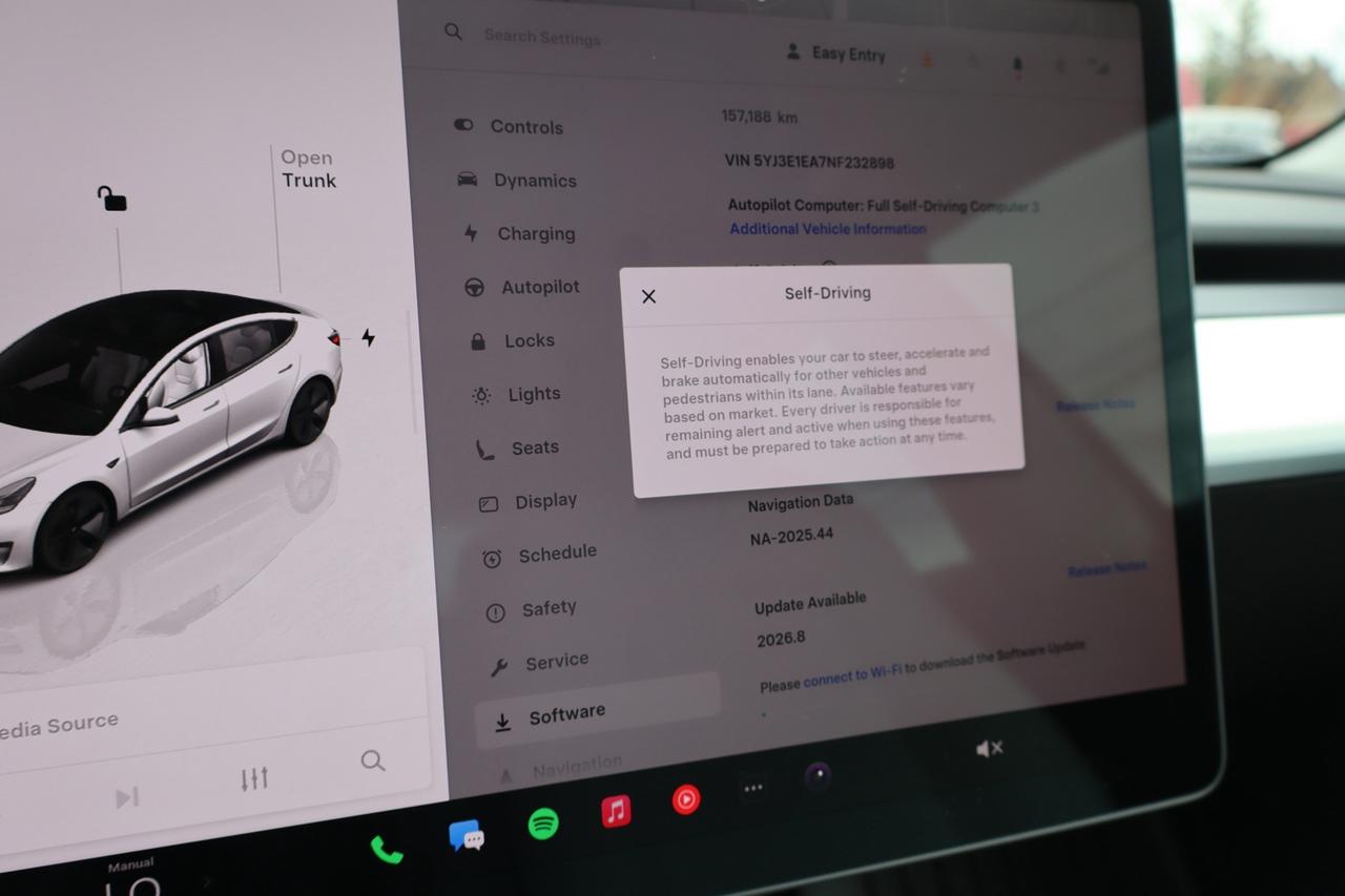 2022 Tesla Model 3 Standard Range Plus   No Accident   White Interior Photo