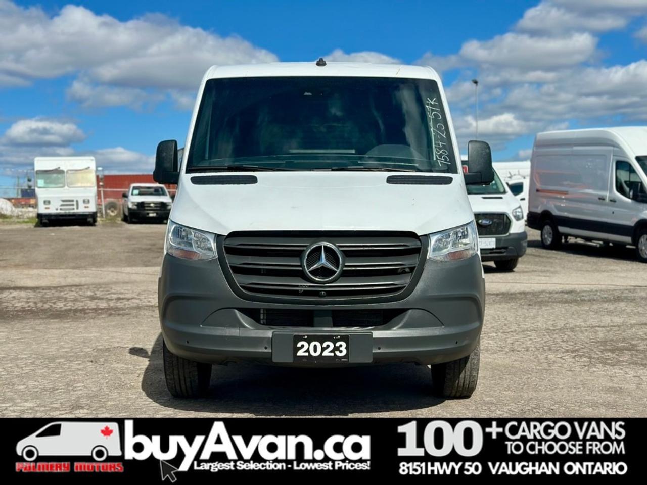 2023 Mercedes-Benz Sprinter Cargo Van Sprinter 2500 144 WB Diesel + Divider 4 NEW TIRES Photo