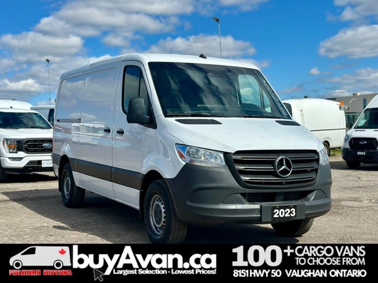 2023 Mercedes-Benz Sprinter Cargo Van Sprinter 2500 144 WB Diesel + Divider 4 NEW TIRES Photo
