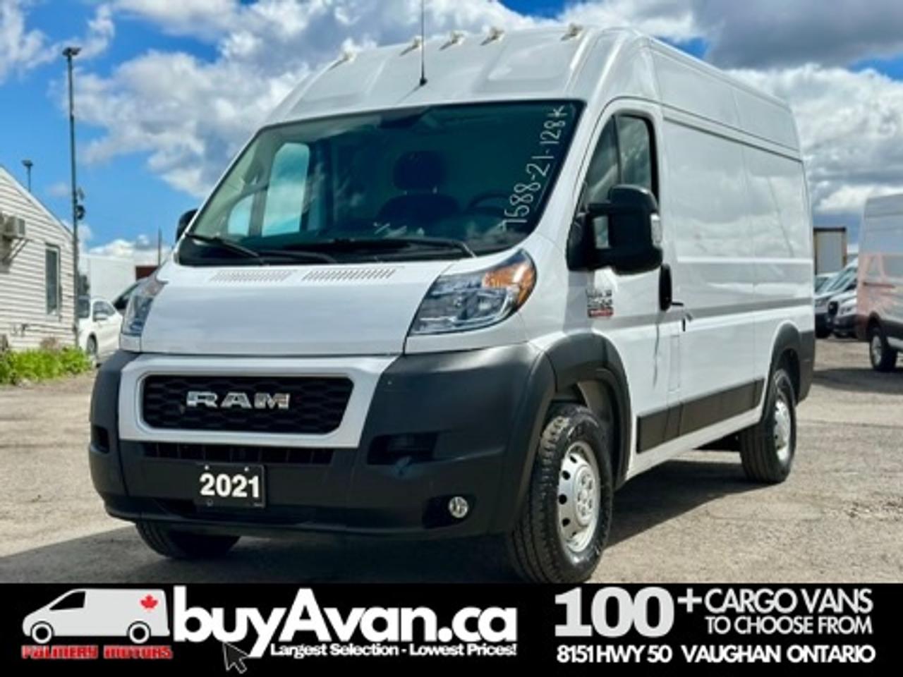 2021 RAM ProMaster Cargo Van 2500 136 WB High Roof + Divider *SAFETY INCLUDED* Photo4