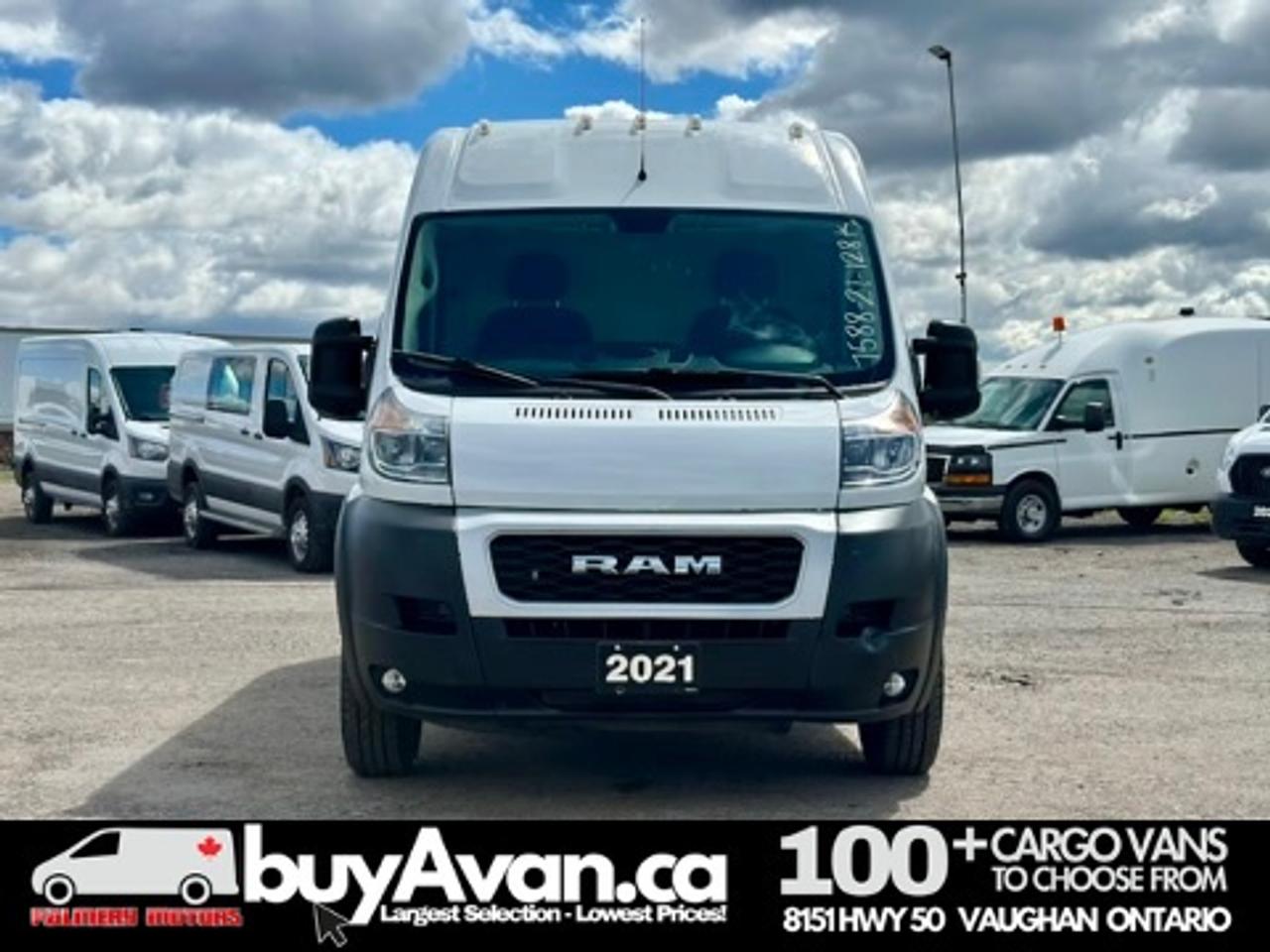 2021 RAM ProMaster Cargo Van 2500 136 WB High Roof + Divider *SAFETY INCLUDED* Photo